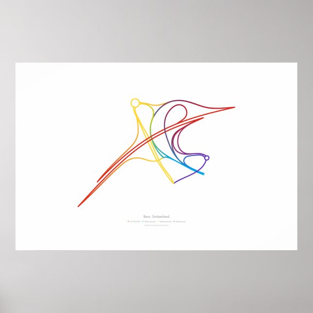 Affiche Chorégraphie Interchange : Berne, Suisse (Devant)