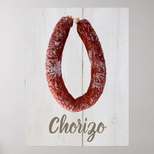 Affiche Chorizo Saucisson (Devant)