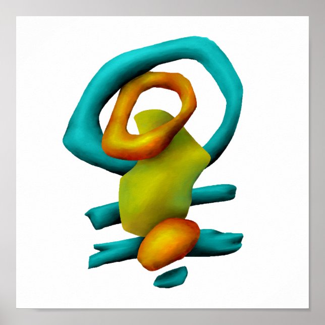 Affiche Chose Abstraite (Devant)