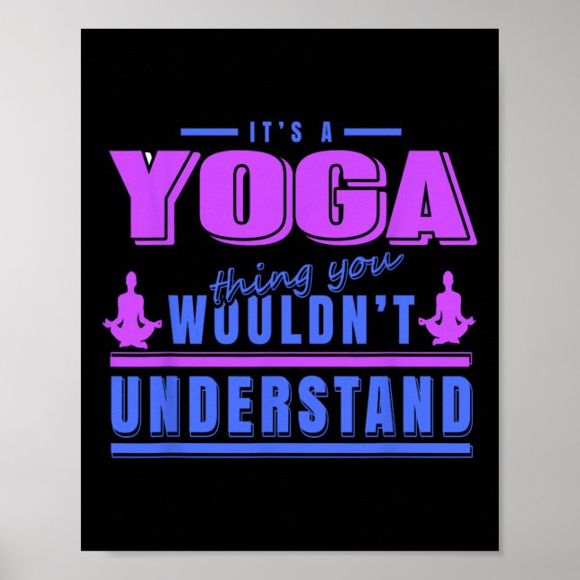 Affiche Chose de yoga que vous ne comprendriez pas Humo de (Devant)
