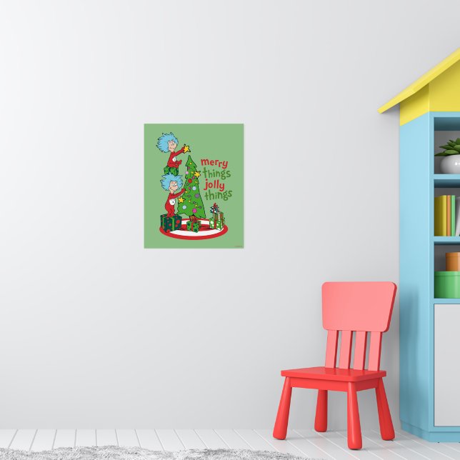 Affiche Chose Un Chose Deux Choses Joyeuses Choses Jolies (Pépinière 1)