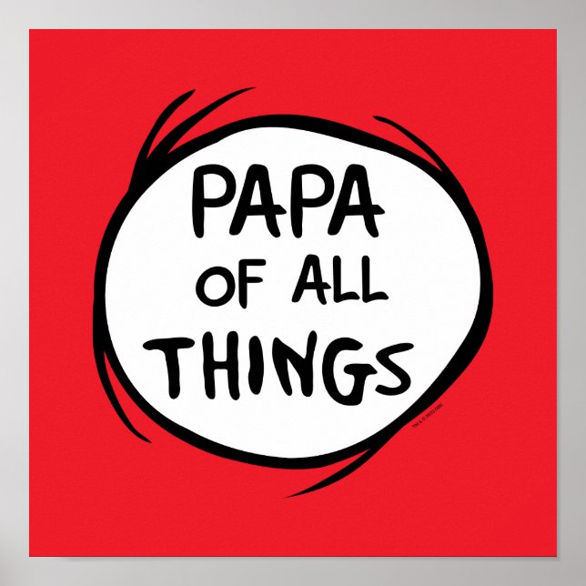 Affiche Chose Un Chose Deux - Papa de toutes les Choses (Devant)