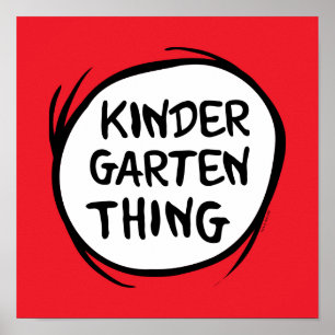 Affiche Chose Une Chose Deux - Chose maternelle