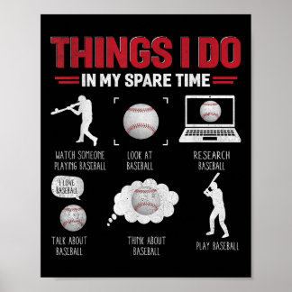 Affiche Choses que je fais dans mon temps libre T-shirt dr