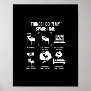 Affiche Choses que je fais pendant mon temps libre 