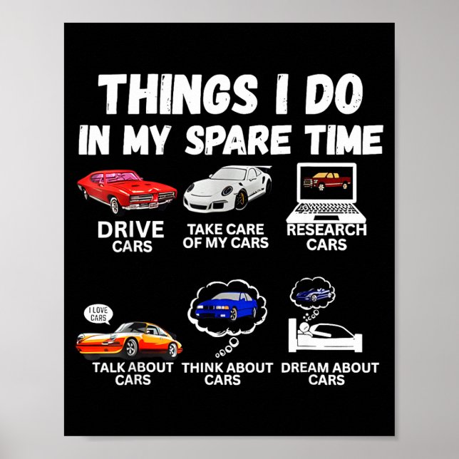 Affiche Choses que je fais pendant mon temps libre Passion (Devant)