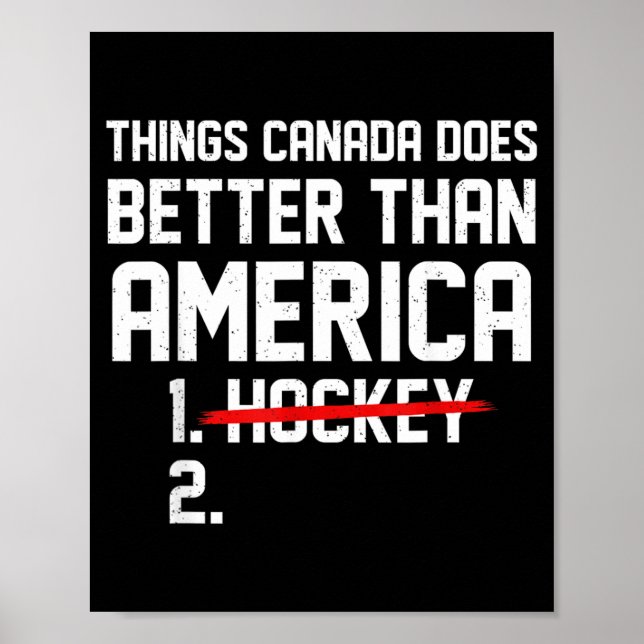 Affiche Choses rétro que le Canada fait mieux que la blagu (Devant)