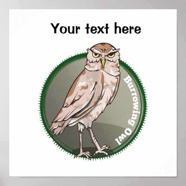 Affiche Chouette bractée (Devant)