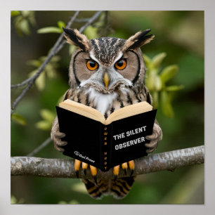 Affiche Chouette de lecture