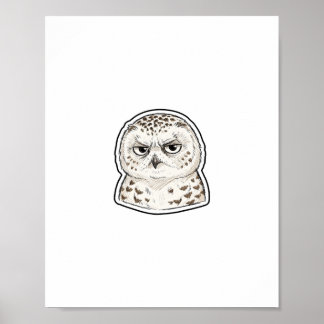 Affiche Chouette sceptique