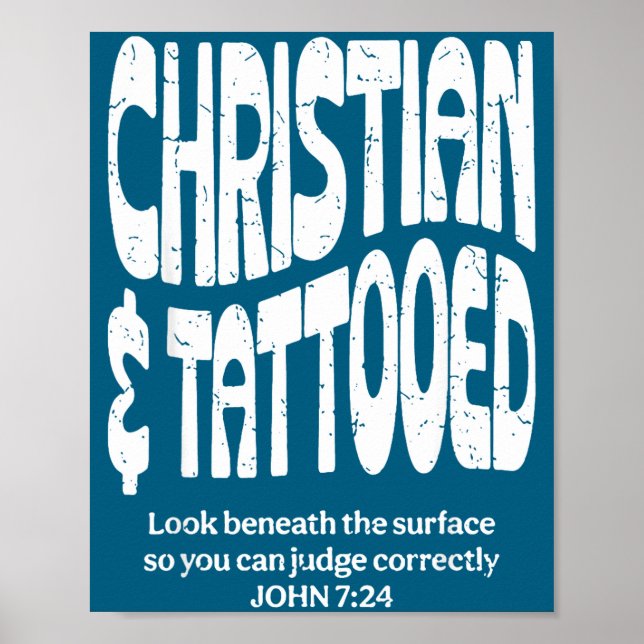 Affiche Chrétien Et Tatoué (Devant)