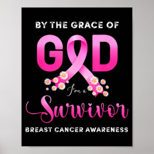 Affiche Chrétien par la grâce de Dieu survivant cancer du
