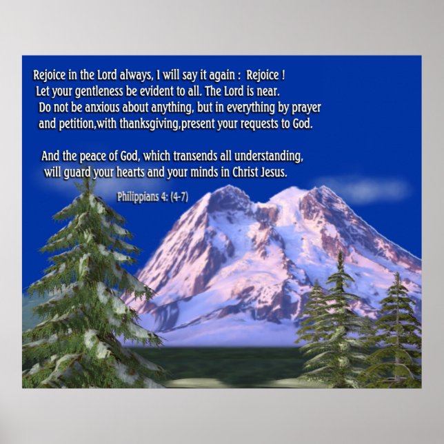 Affiche chrétienne (Devant)