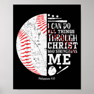 Affiche Chrétiens Baseball Philipans 4_13 Je peux faire to
