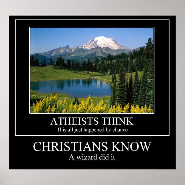 Affiche CHRÉTIENS SAVENT - un sorcier l'a fait (Devant)