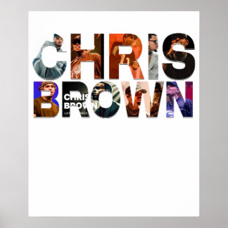Affiche Chris Brown tex