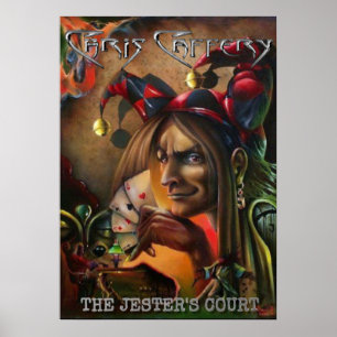 Affiche Chris Caffery - L'affiche du Jester's Court 20" x