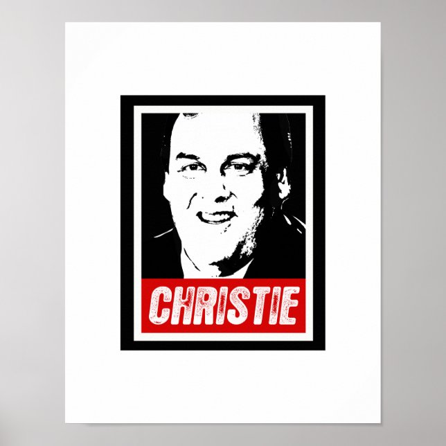 AFFICHE CHRIS CHRISTIE 2012 (Devant)