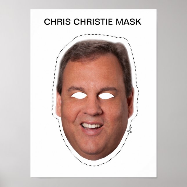 Affiche Chris Christie Mask (Devant)