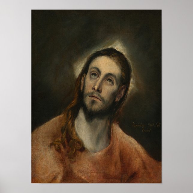 Affiche Christ à la prière, 1585-87 (huile sur toile) (Devant)