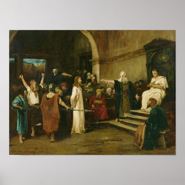 Affiche Christ avant Pilate, 1880 (Devant)