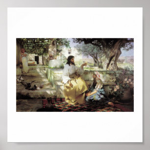 Affiche Christ avec Martha et Maria vers 1886