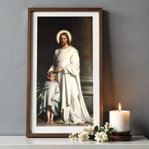 Affiche Christ bénit le petit enfant