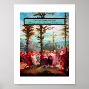 Affiche Christ Bids Adieu