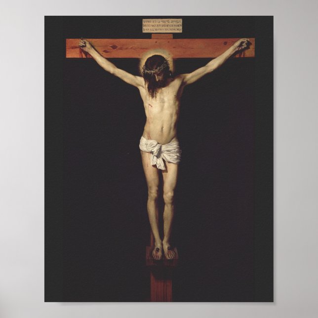 Affiche Christ crucifié par Diego Velazquez (Devant)