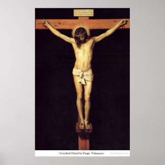 Affiche Christ crucifié par Diego Velazquez