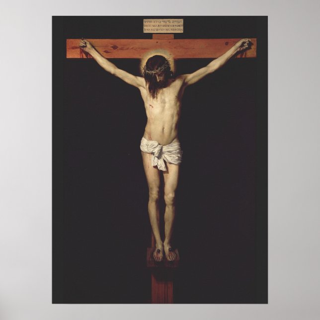 Affiche Christ crucifié par Diego Velazquez (Devant)