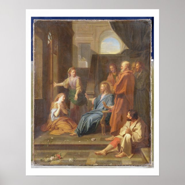 Affiche Christ dans la Maison de Martha et Marie (Devant)