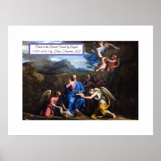 Affiche Christ dans le désert