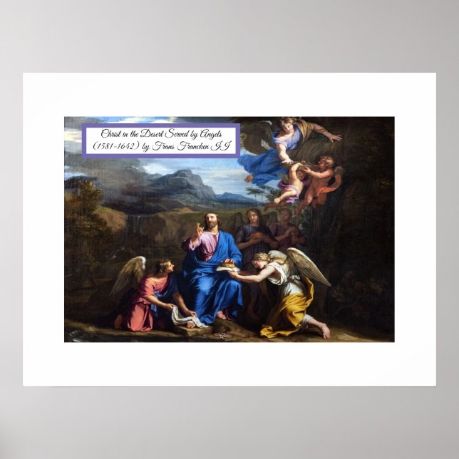 Affiche Christ dans le désert (Devant)