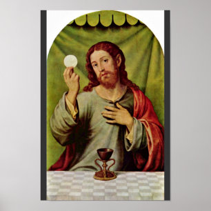 Affiche Christ Dans L'Eucharistie Par Juanes Juan De (Best