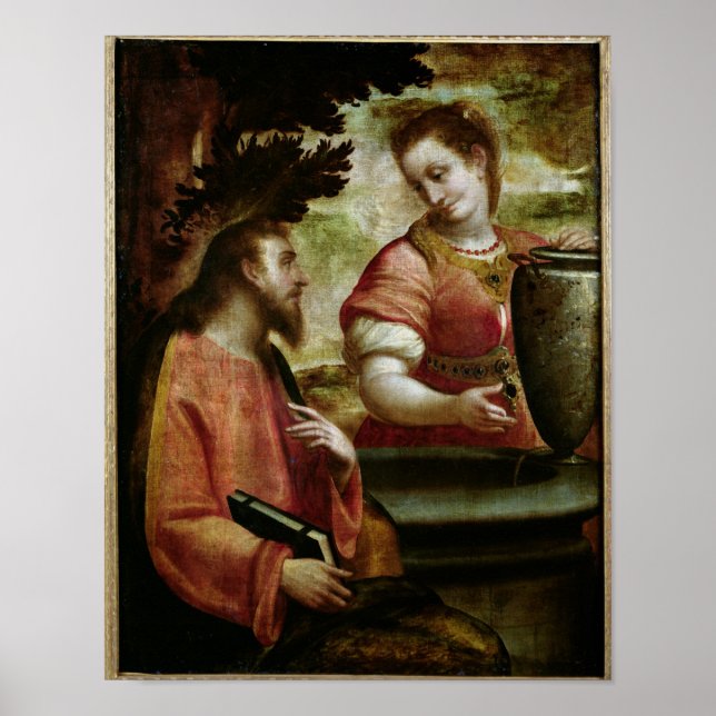 Affiche Christ et la femme de Samarie, c.1575-80 (Devant)