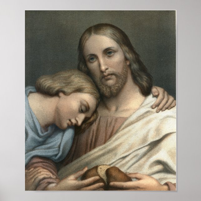 Affiche Christ et saint Jean (Devant)