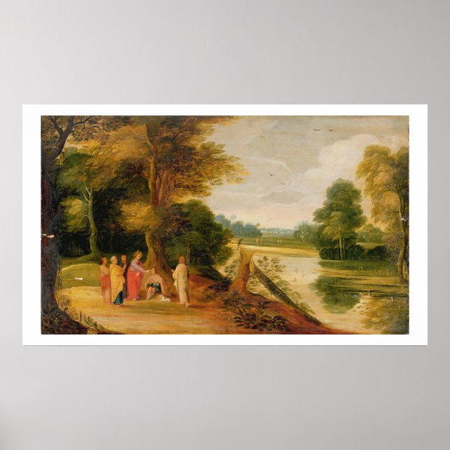 Affiche Christ guérir l'homme aveugle (Devant)