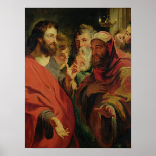 Affiche Christ instruit Nicodemus