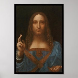 Affiche Christ Jésus par Léonard de Vinci, douleur de la r