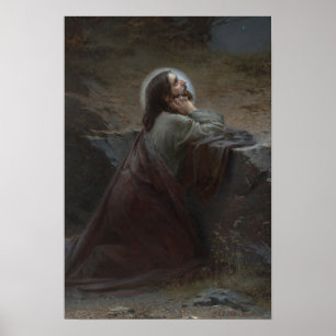 Affiche Christ on the Mount of Olives (Thy Will Be Done!)