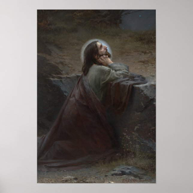 Affiche Christ on the Mount of Olives (Thy Will Be Done!) (Devant)