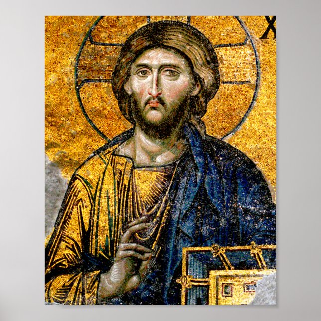 Affiche Christ Pantocrator Mosaic (Devant)