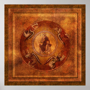 Affiche Christ Pantokrator Iconographie chrétienne