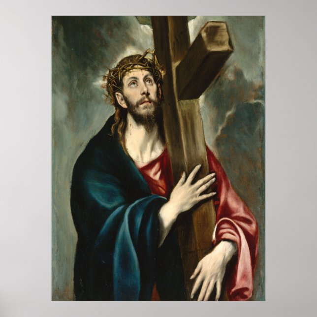 Affiche Christ portant la Croix, El Greco Religieux (Devant)
