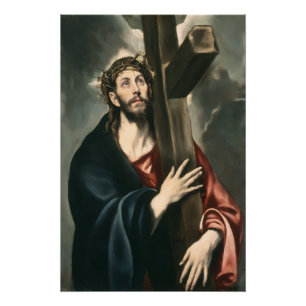 Affiche Christ portant la Croix (Lumière 2)