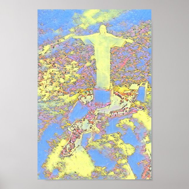Affiche Christ Redeemer Art (Devant)