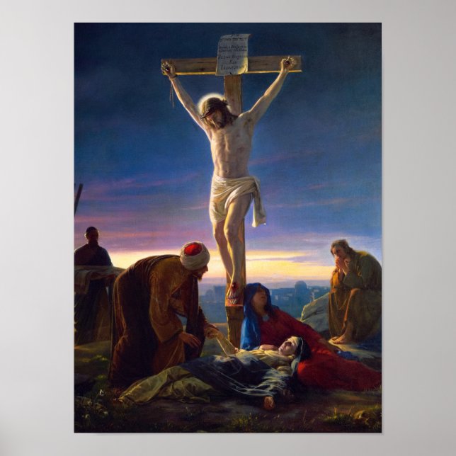 Affiche Christ sur la Croix par Carl Bloch (Devant)
