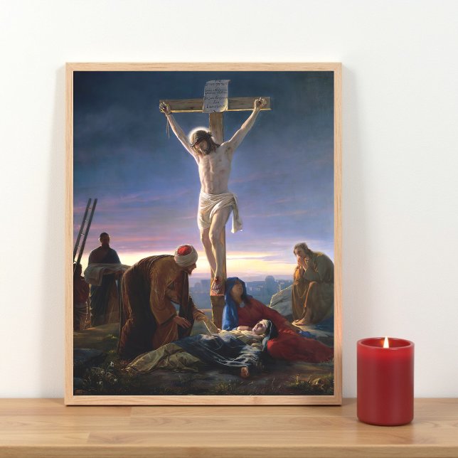 Affiche Christ sur la Croix par Carl Bloch, Religieux (Créateur téléchargé)