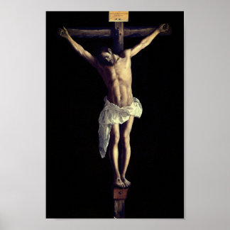 Affiche Christ sur la croix par Francisco De Zurbarán